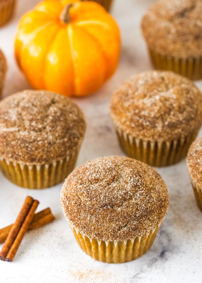 Cinnamon Sugar Pumpkin Muffins