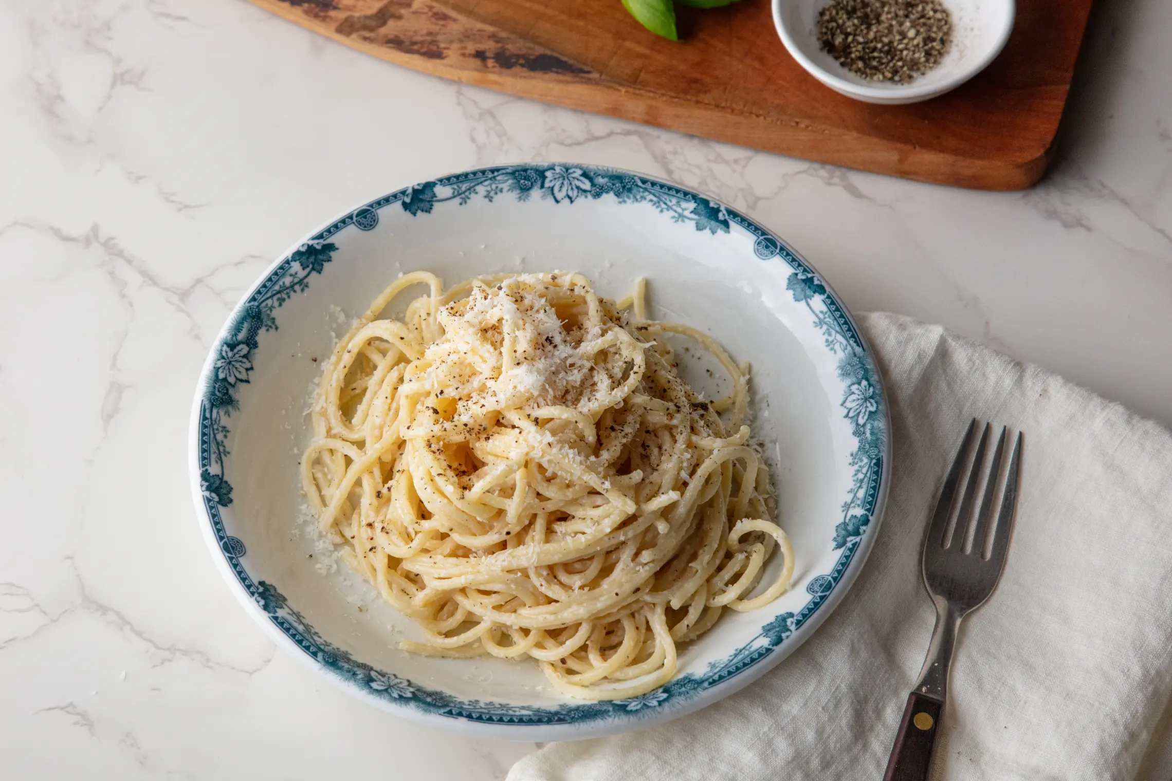 15 Minute Creamy Parmesan Pasta