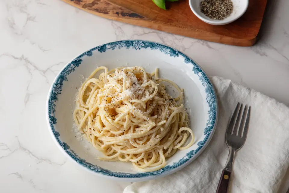15 Minute Creamy Parmesan Pasta