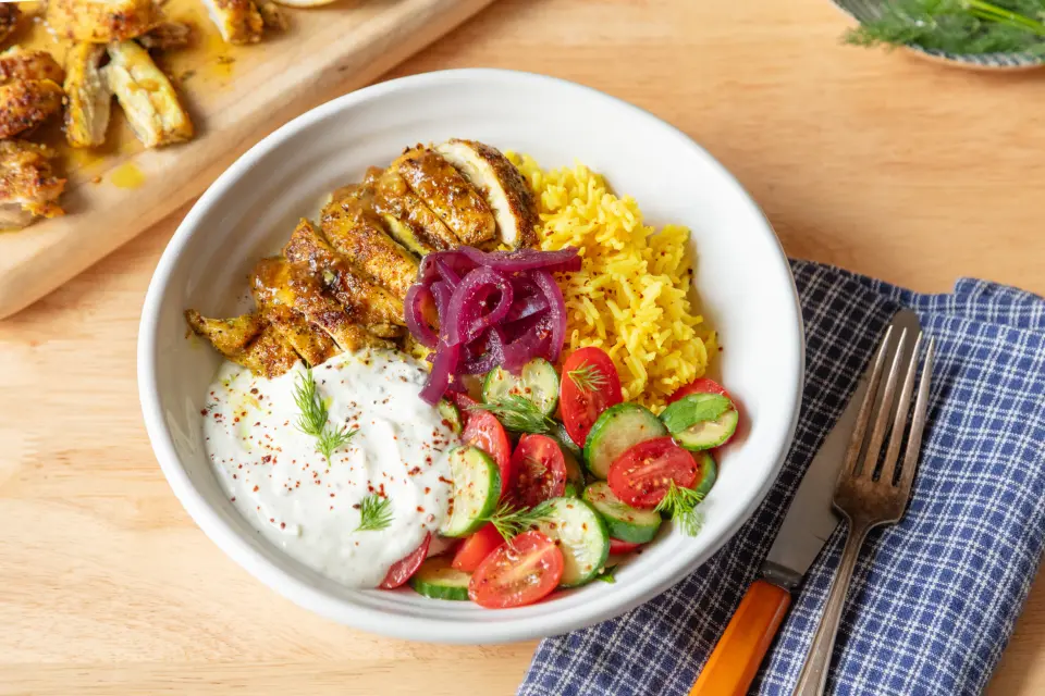 Chicken Shawarma Bowls