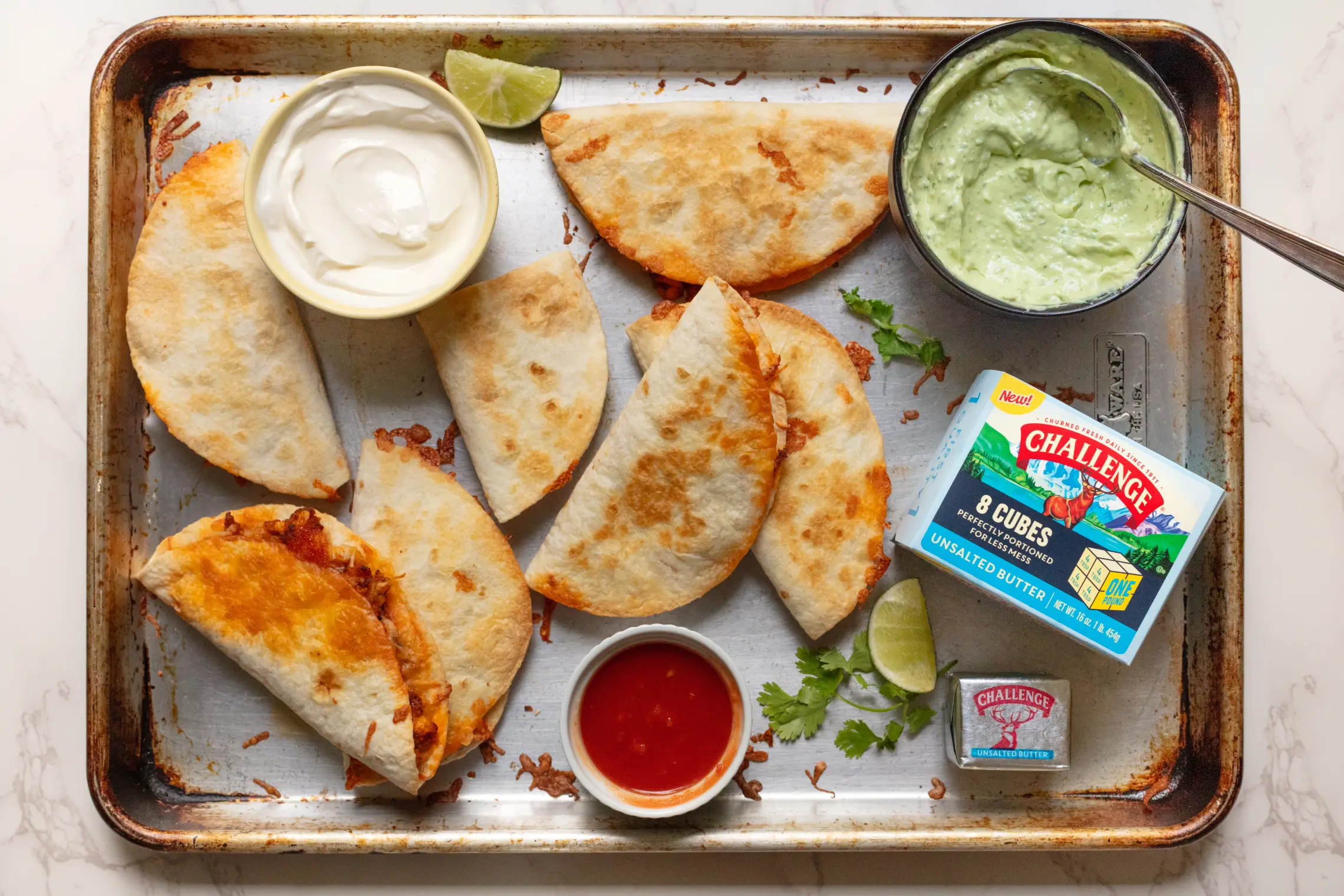 Easy Oven Quesadillas