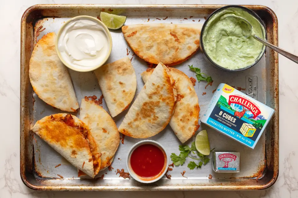Easy Oven Quesadillas