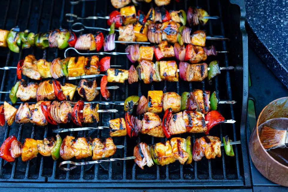 Hawaiian Chicken Skewers