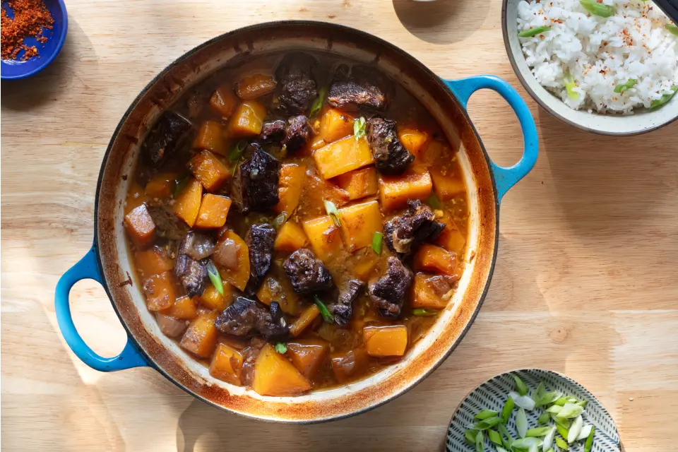 Japanese Beef and Squash Stew