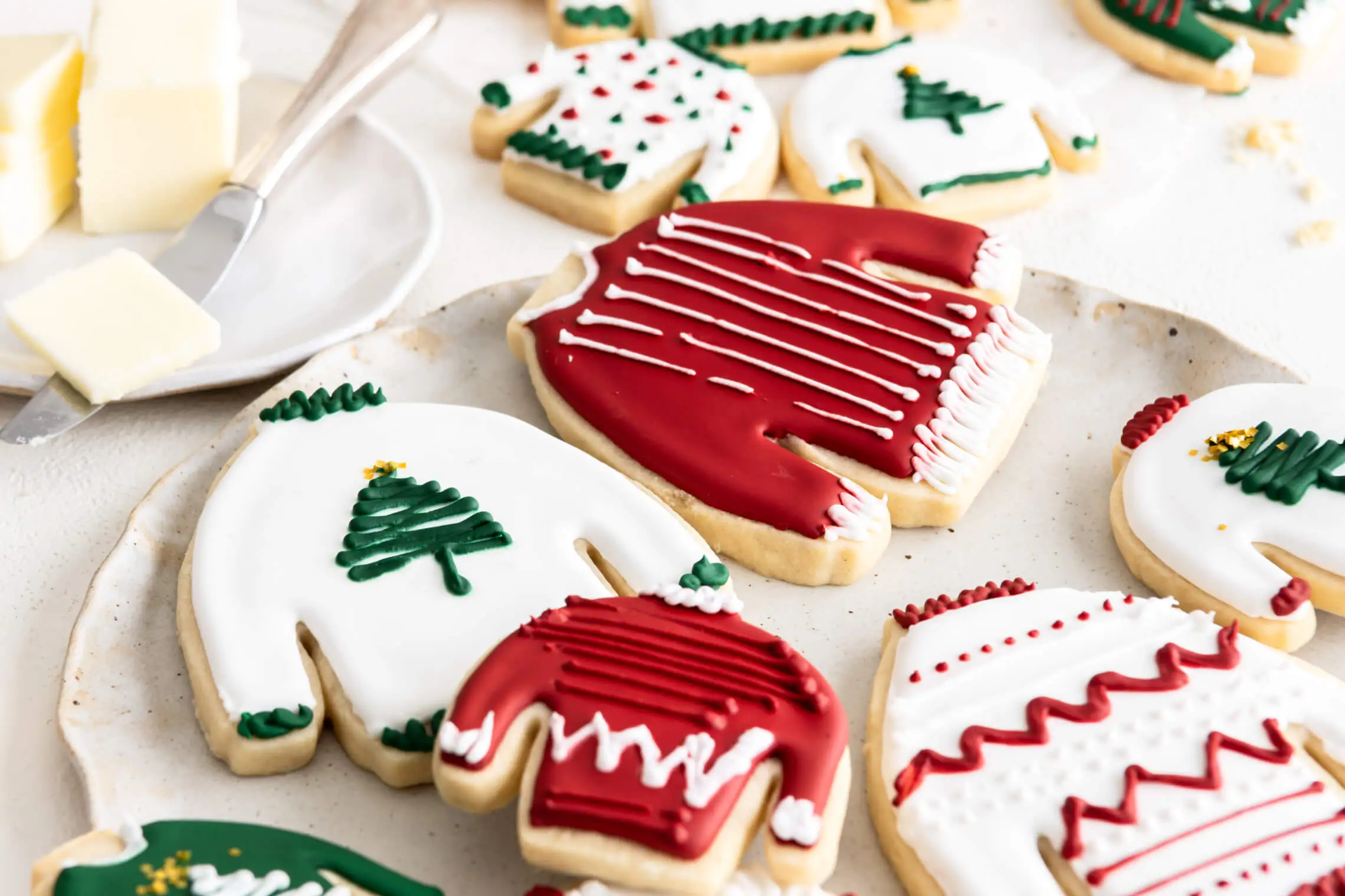 Ugly Christmas Sweater Sugar Cookies