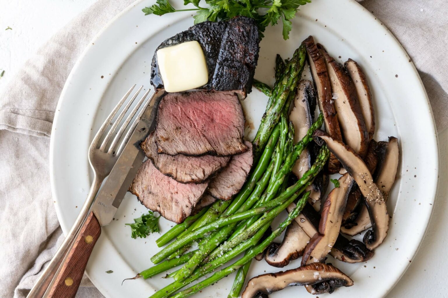 Black Truffle Filet Mignon with Portobellos Challenge Dairy