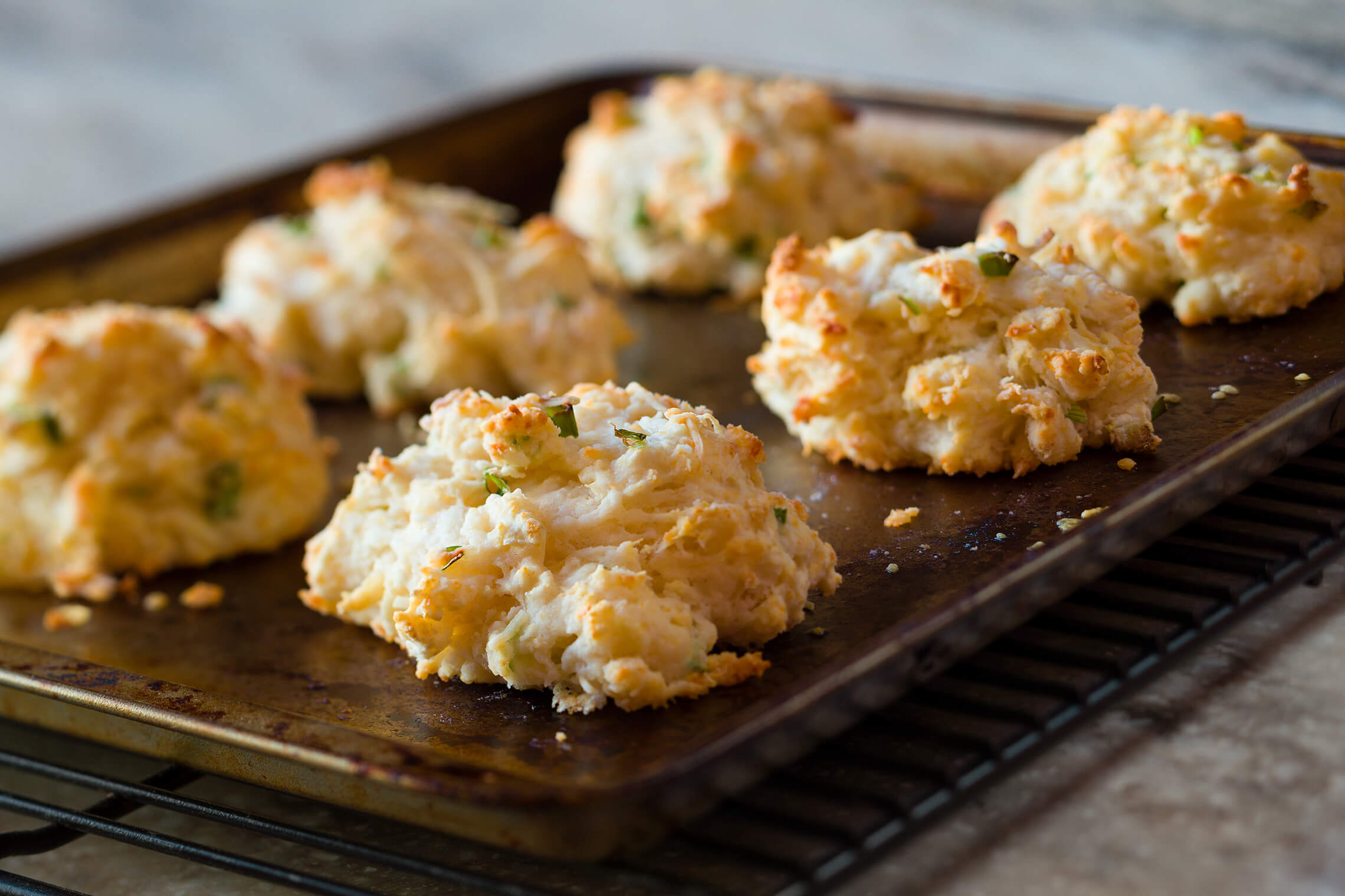 Cheese and Green Onion Biscuits