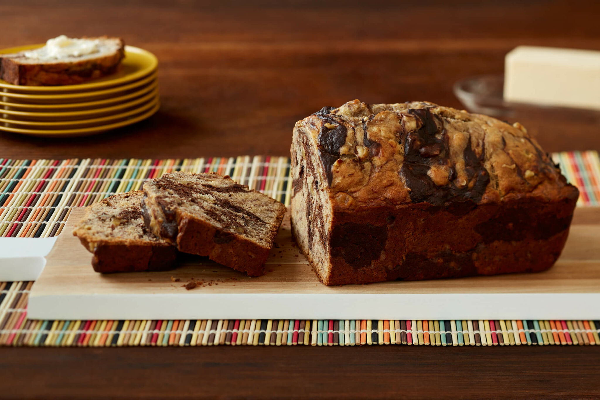 Cocoa Swirled Banana Bread Challenge Dairy