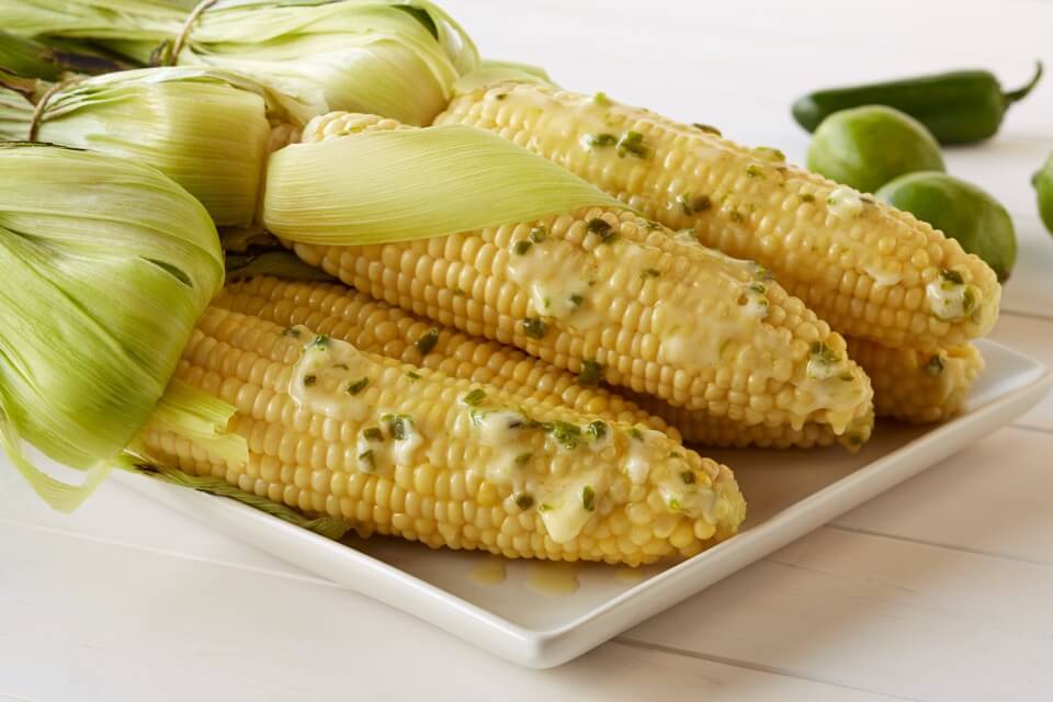 Corn with Jalapeño Lime Butter