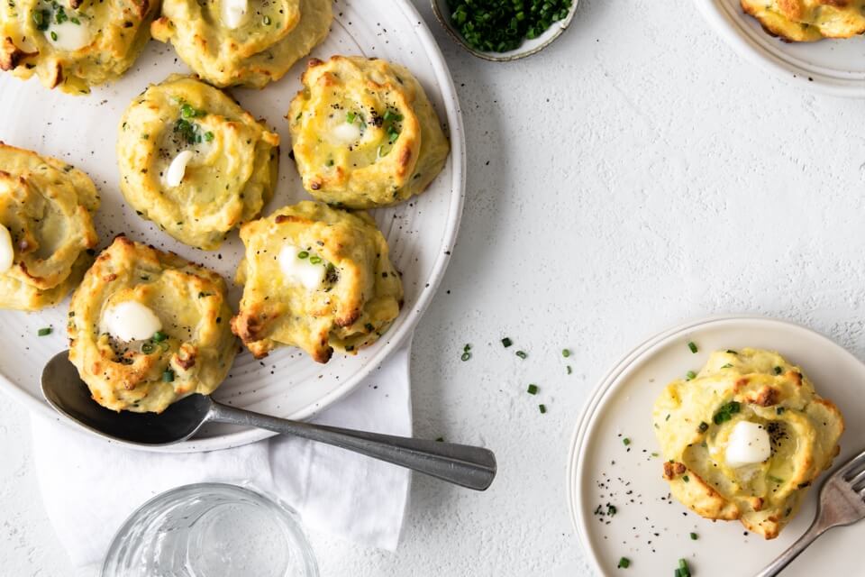 Duchess Potatoes with Chives