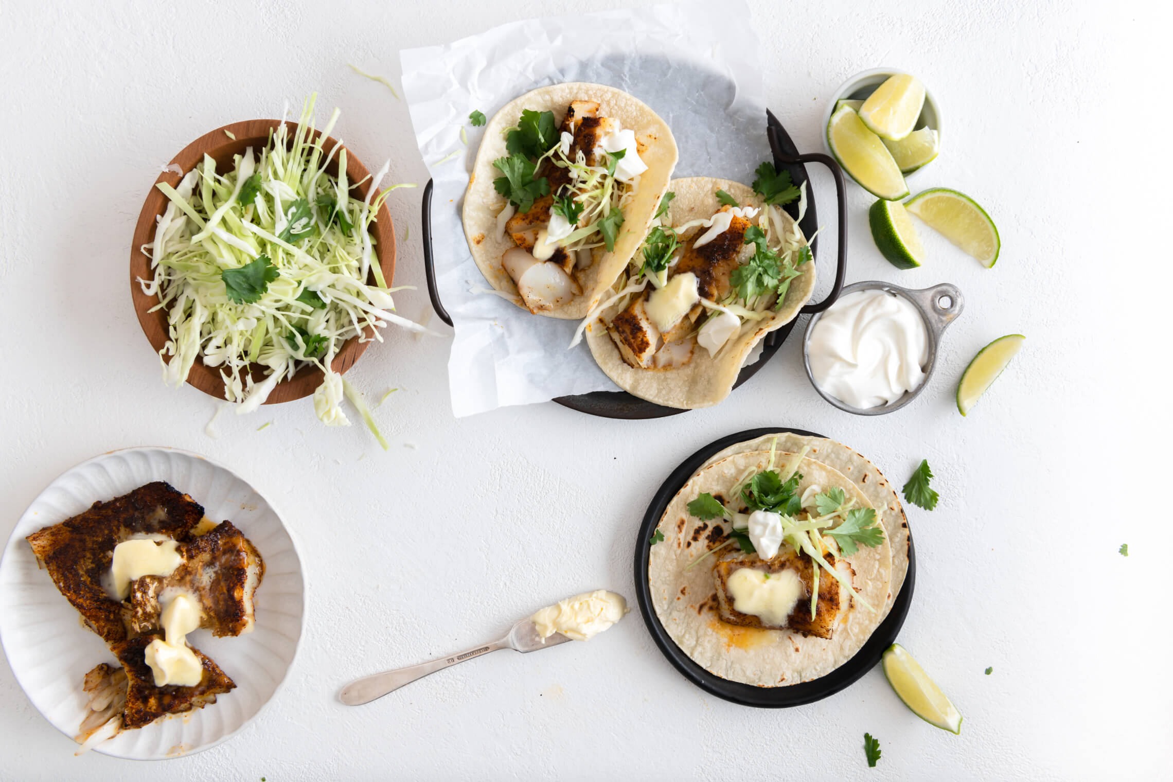 Buttery Lime Fish Tacos