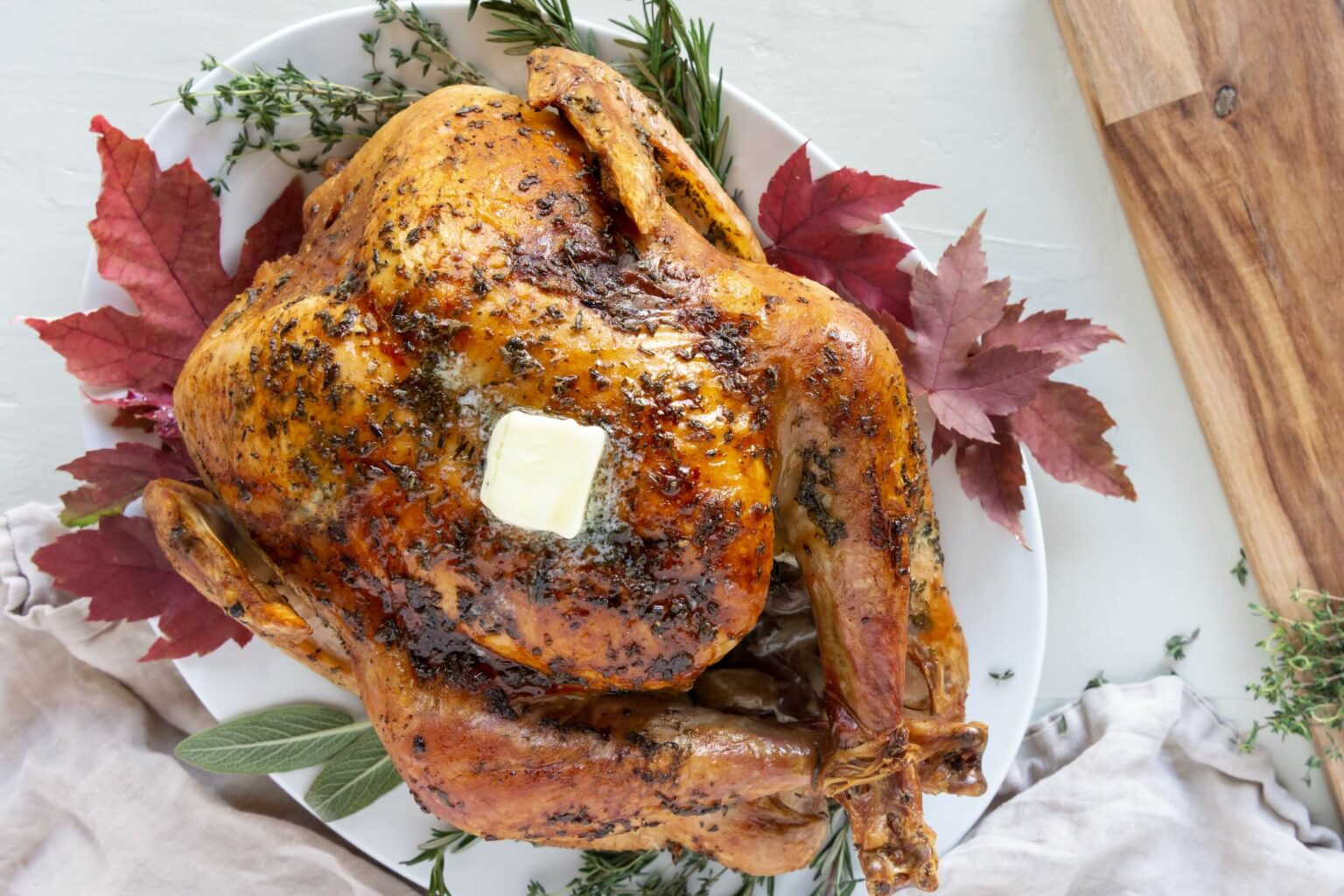 Herb Butter Roasted Turkey Challenge Dairy