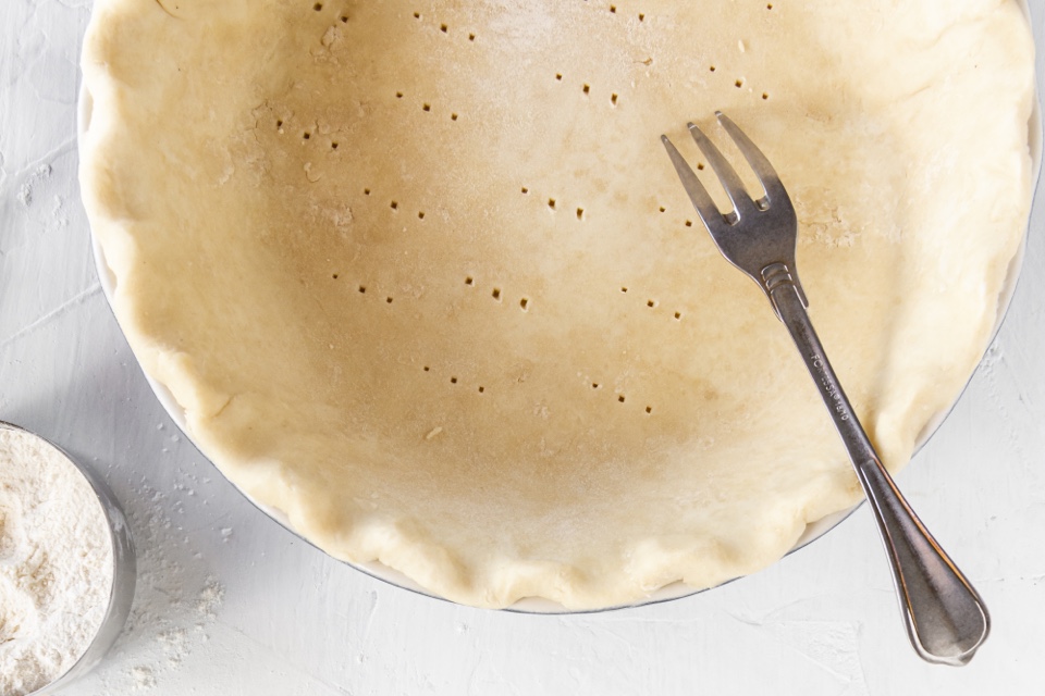 Butter Pastry for Single Crust 9-inch Pie