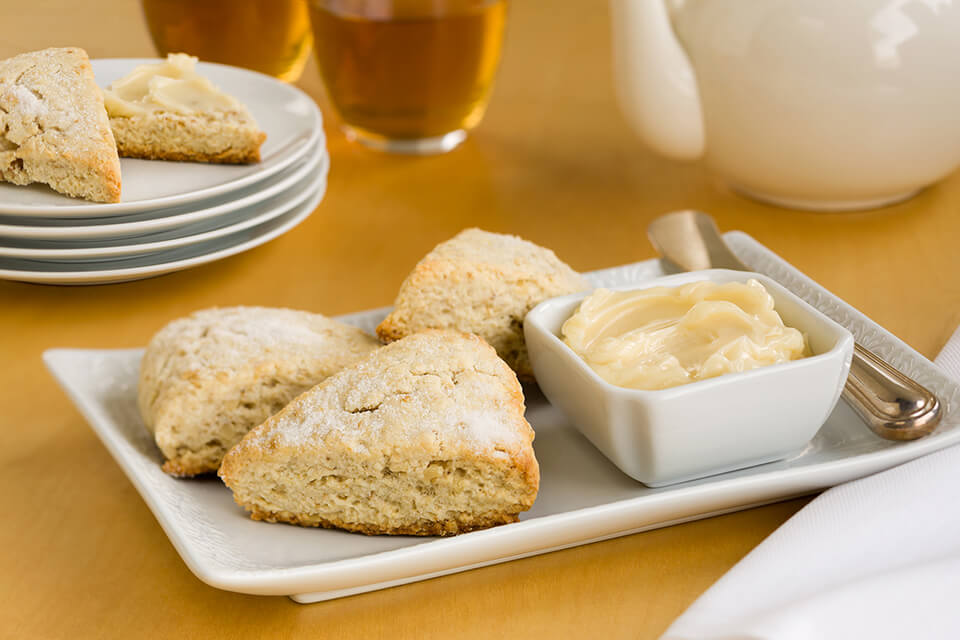 Scottish Scones with Honey Butter