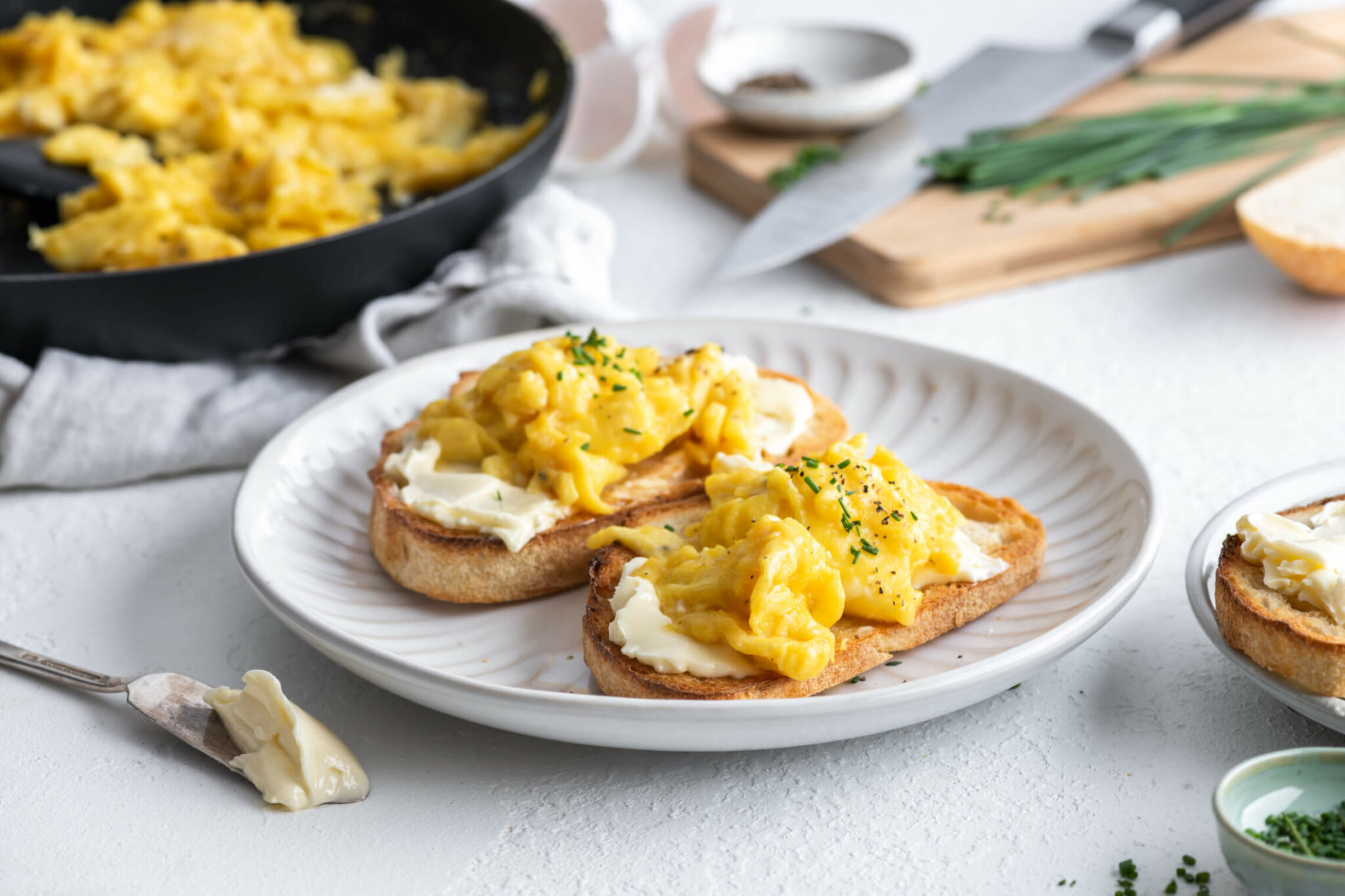 Scrambled Egg Toast Challenge Dairy