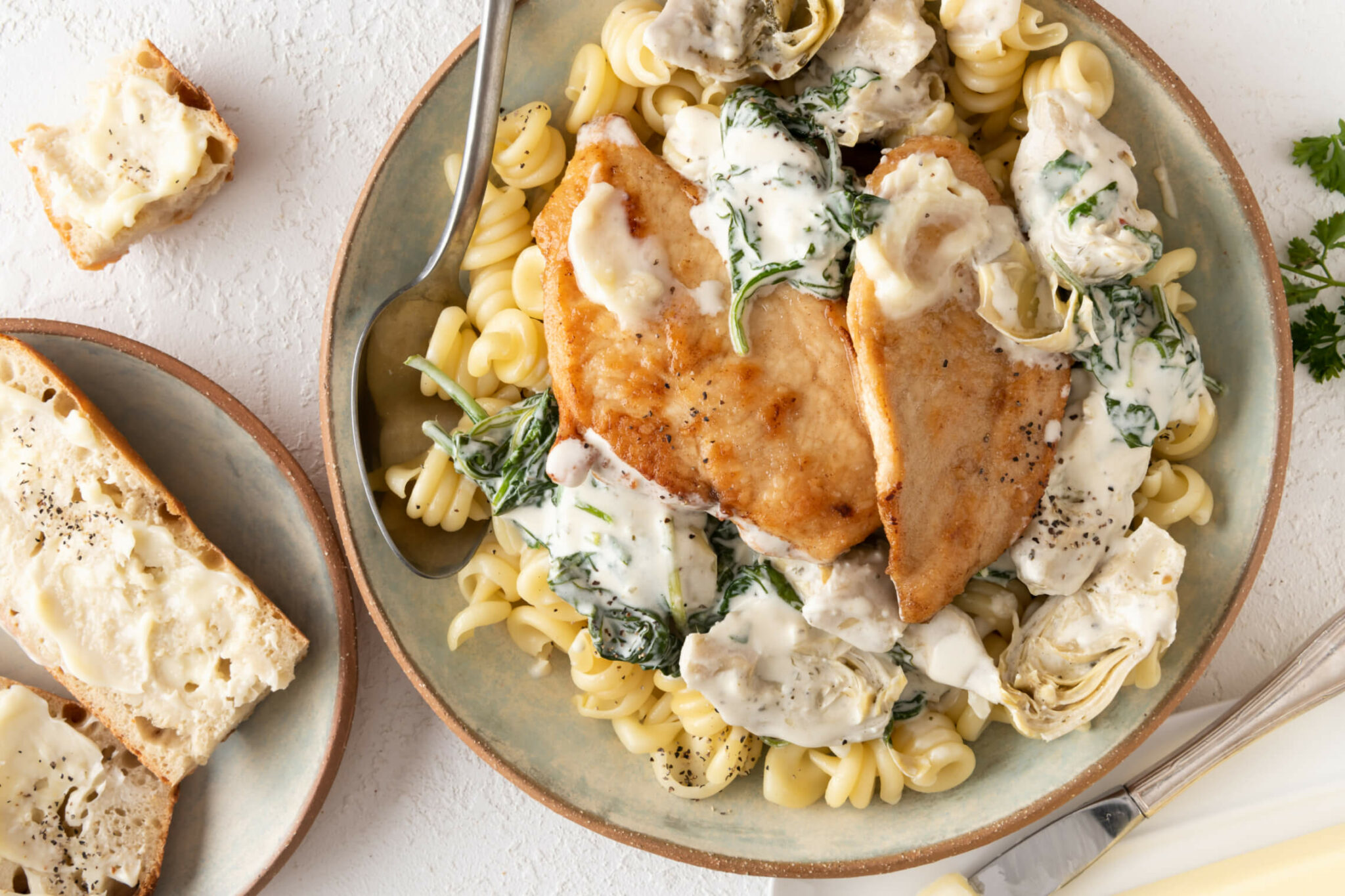 Spinach Artichoke Chicken Challenge Dairy