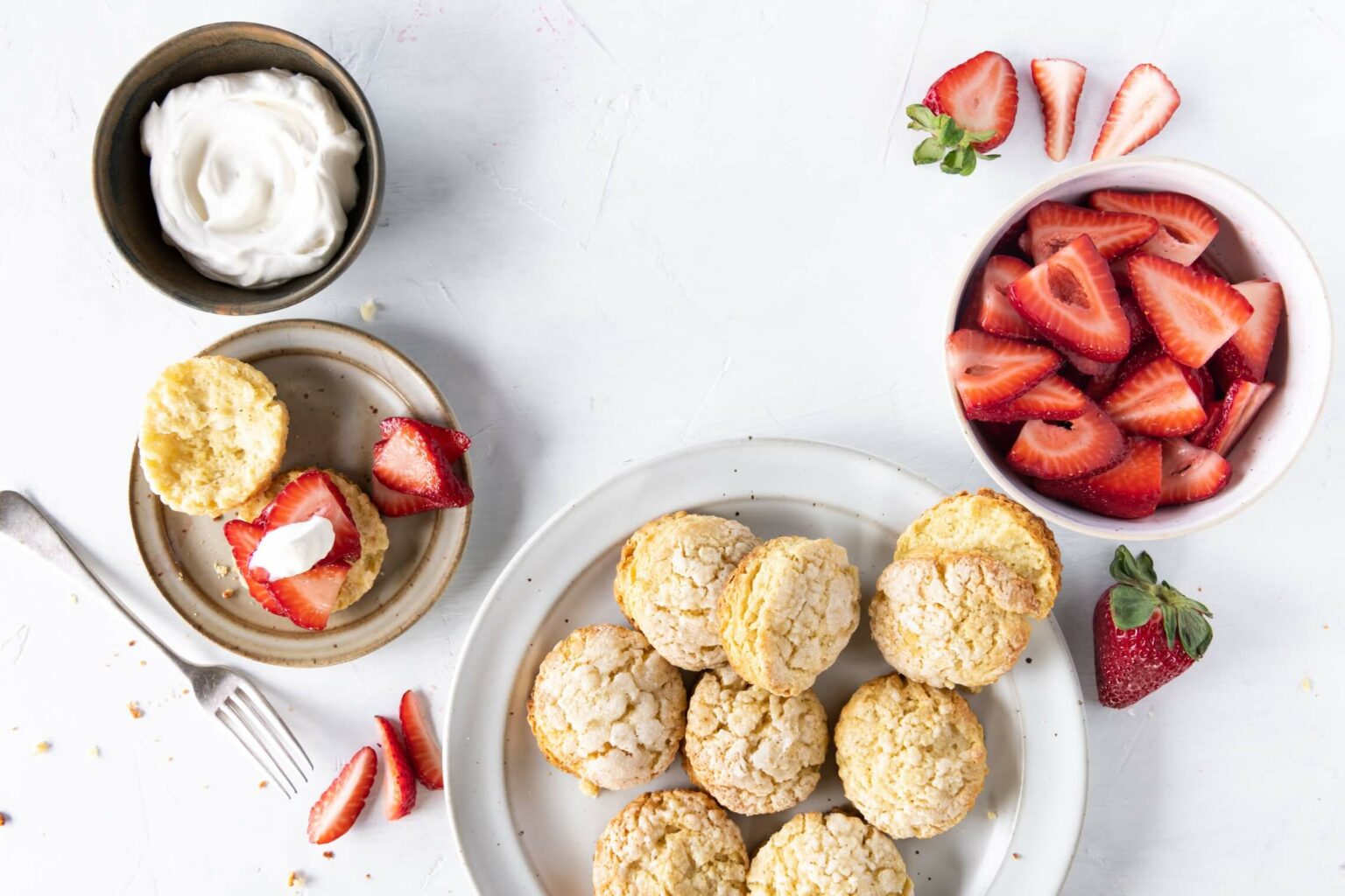 Strawberry Shortcakes using Hard Boiled Eggs - Challenge Dairy