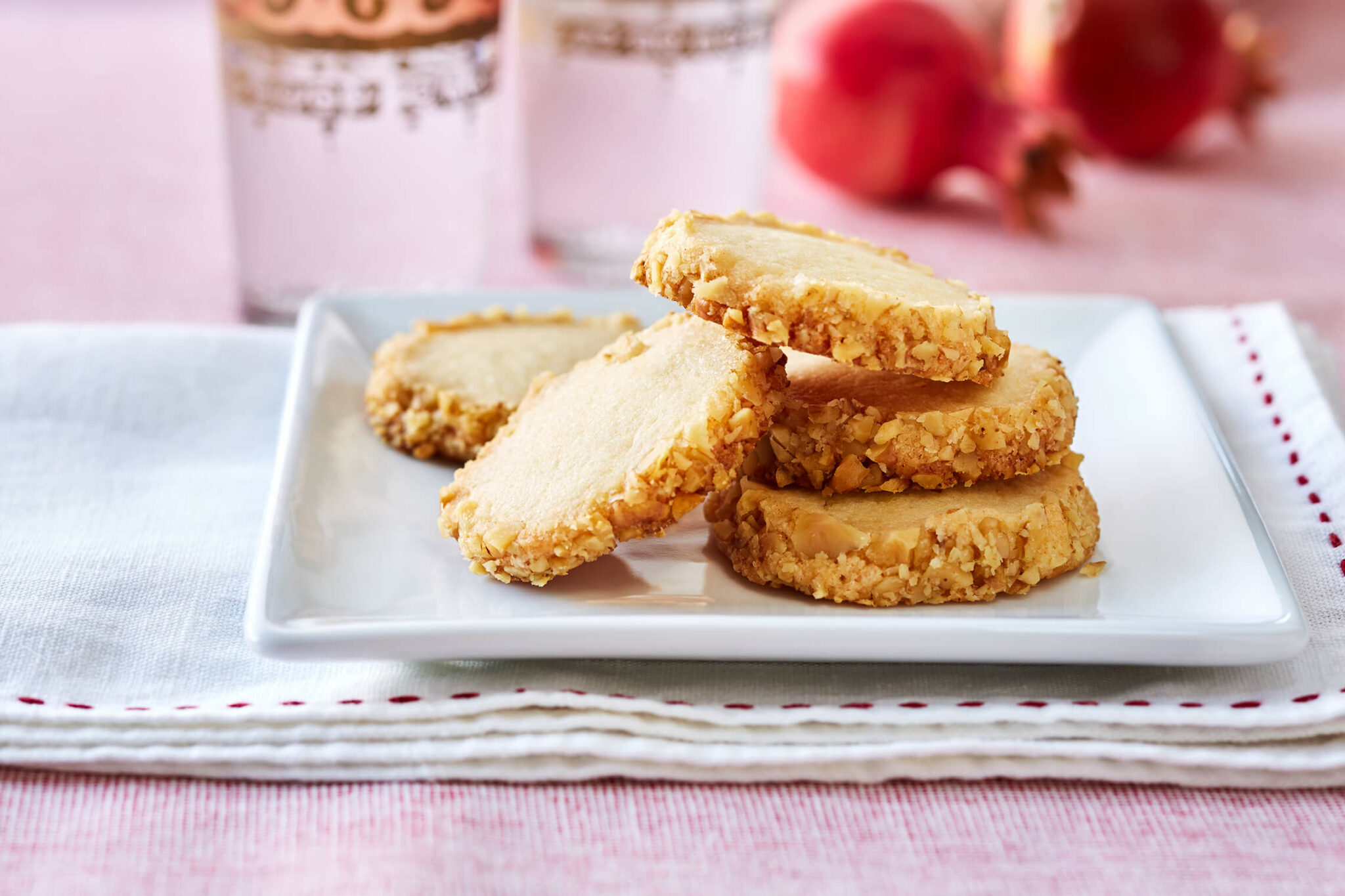 Walnut Crusted Butter Wafers Challenge Dairy